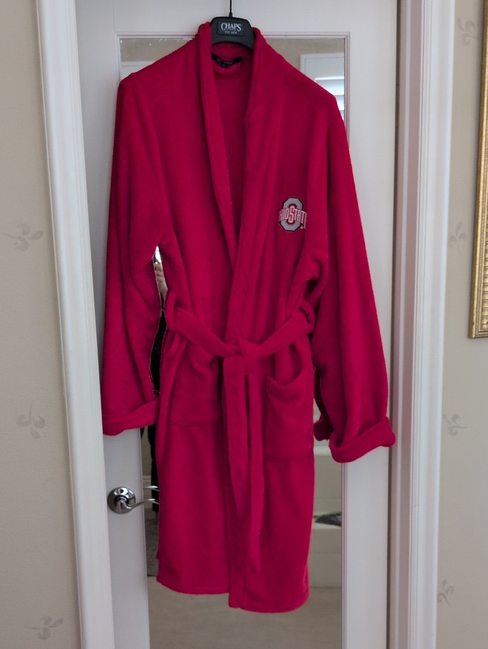 Ohio State Red Plush Robe